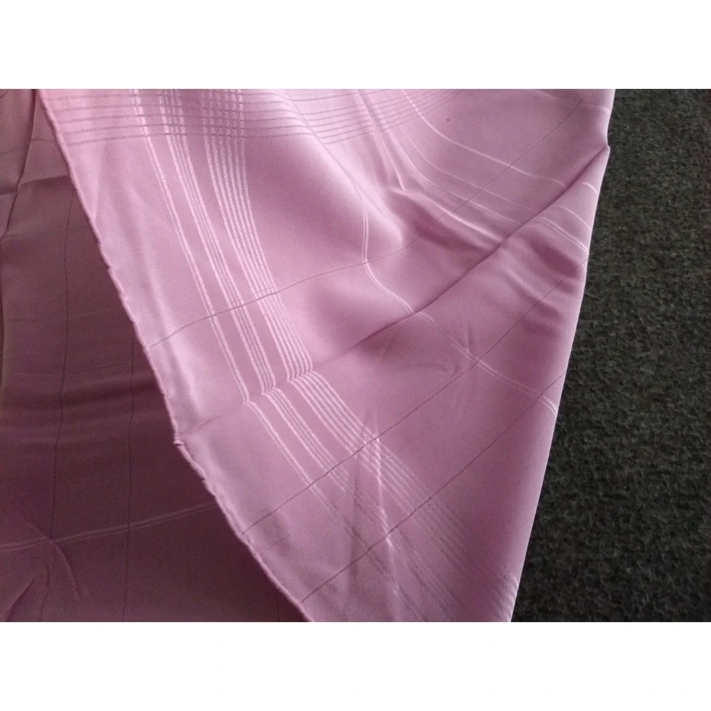 Fer-Gio Como Pure Silk Scarf ITALY Lavender / Soft Pink Rolled Hem 33.5